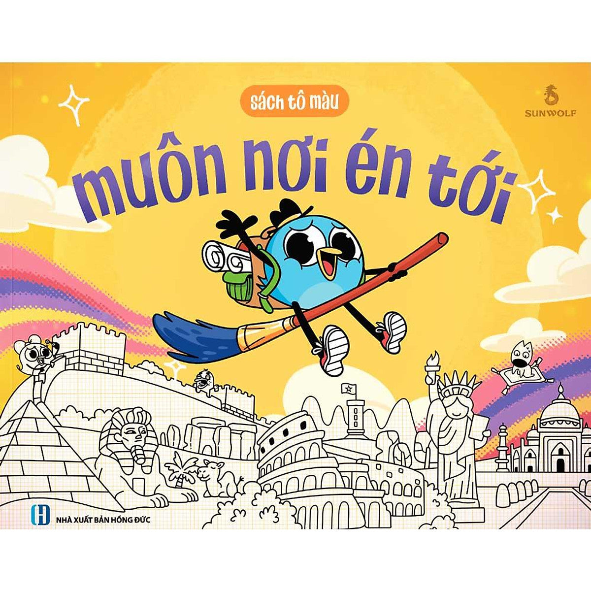 Sách Tô Màu - Muôn Nơi Én Tới