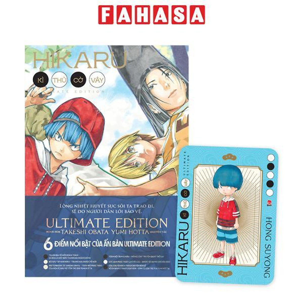 Sách - Hikaru - Kì Thủ Cờ Vây - Ultimate Edition - Tập 8 - Tặng Kèm Character Card