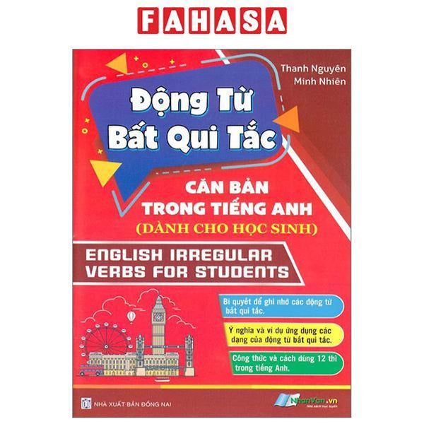 Sách - Động Từ Bất Qui Tắc Căn Bản Trong Tiếng Anh