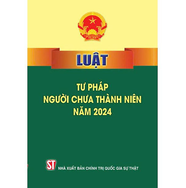 Sách Luật Tư Pháp Người Chưa Thành Niên Năm 2024