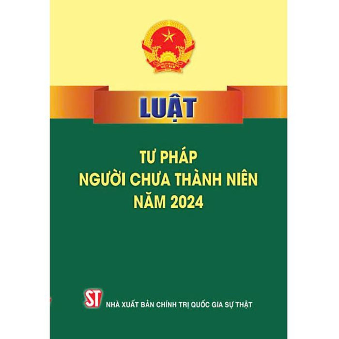Sách Luật Tư Pháp Người Chưa Thành Niên Năm 2024