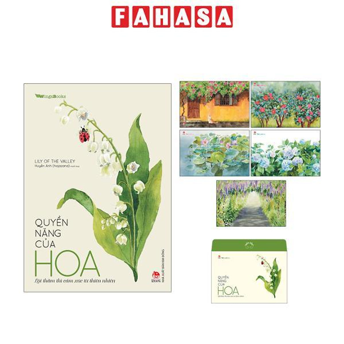 Sách - Quyền Năng Của Hoa - Lời Thầm Thì Cảm Xúc Từ Thiên Nhiên - Tặng Kèm Set 5 Postcard Kèm Phong Bì