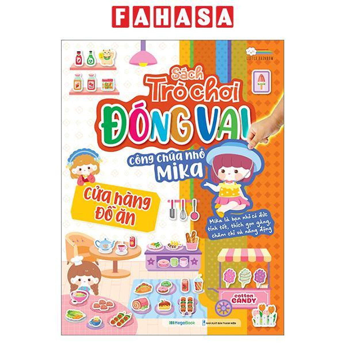Sách - Sách Trò Chơi Đóng Vai Công Chúa Nhỏ Mika - Cửa Hàng Đồ Ăn