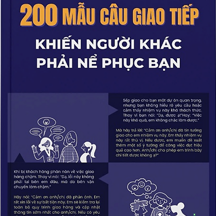 Sách - 200 Mẫu Câu Giao Tiếp Khiến Người Khác Phải Nể Phục Bạn