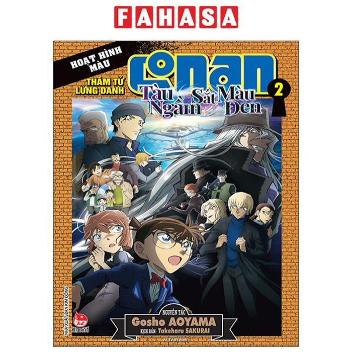 Sách - Thám Tử Lừng Danh Conan - Hoạt Hình Màu - Tàu Ngầm Sắt Màu Đen - Tập 2