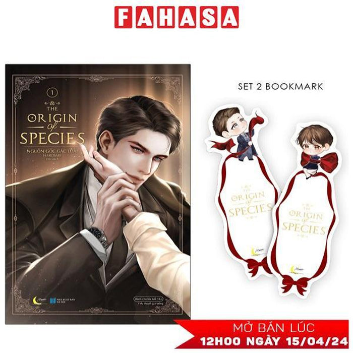 Sách - The Origin Of Species - Nguồn Gốc Các Loài - Tập 1 - Tặng Kèm 2 Bookmark Bồi Cứng