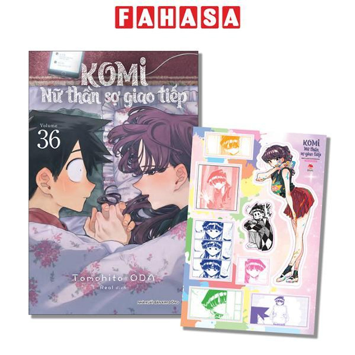 Sách - Komi - Nữ Thần Sợ Giao Tiếp - Tập 36 - Tặng Kèm Bảng Sticker
