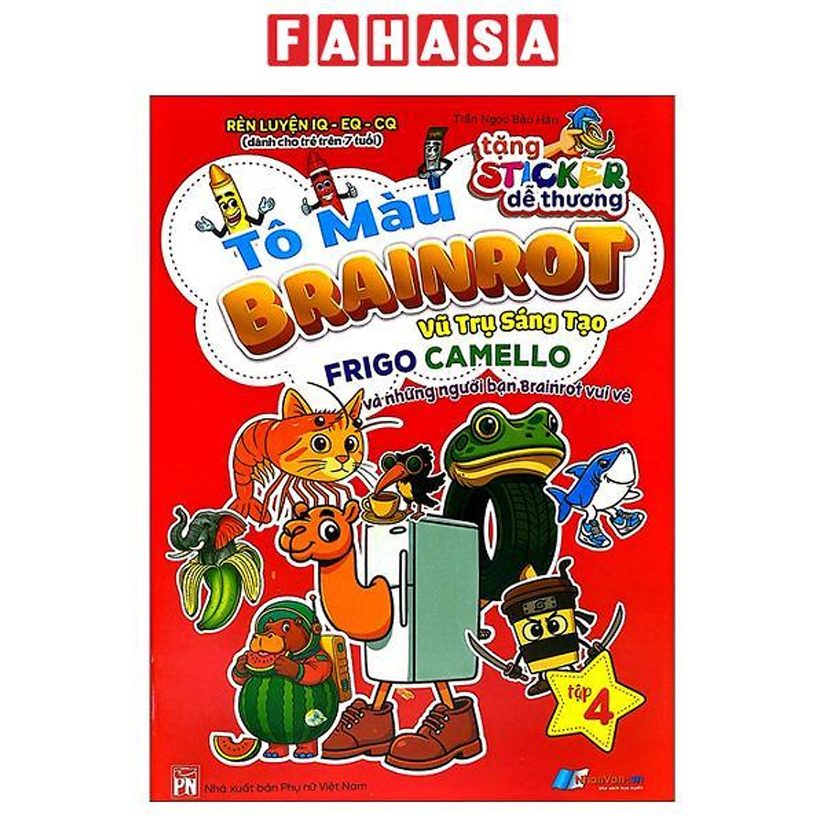 Sách - Tô Màu Brainrot - Vũ Trụ Sáng Tạo - Tập 4
