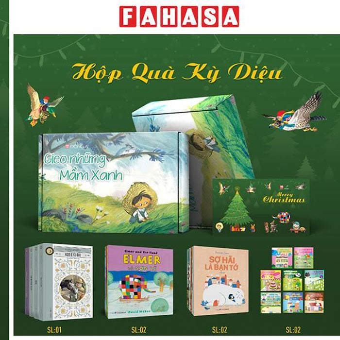 Sách - Hộp Quà Giáng Sinh Cho Bé Phát Triển Toàn Diện Về Tư Duy Và Tính Cách - Hộp Quà Kỳ Diệu