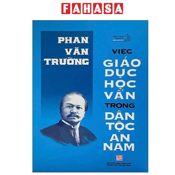Sách - Việc Giáo Dục Học Vấn Trong Dân Tộc An Nam