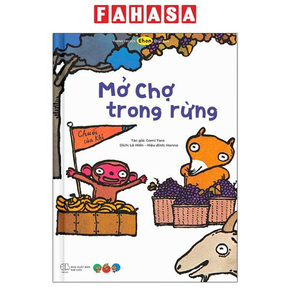 Sách - Tranh Truyện Ehon Nhật Bản - Mở Chợ Trong Rừng