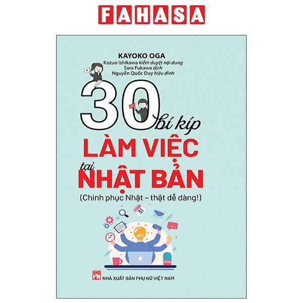 Sách - 30 Bí Kíp Làm Việc Tại Nhật Bản