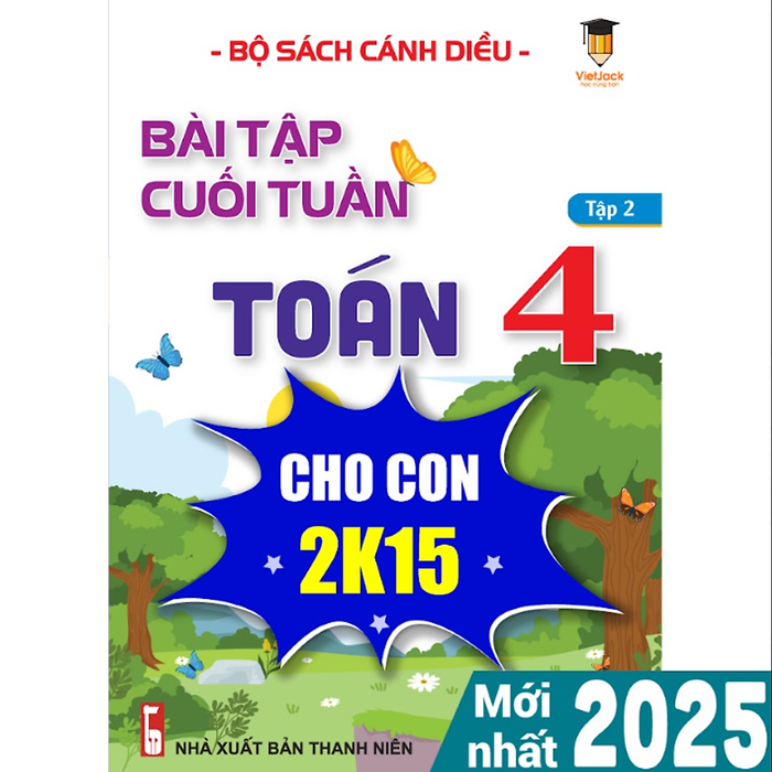 Sách - Bài Tập Cuối Tuần Toán Lớp 4 Cánh Diều (Học Kì 2) Vietjack
