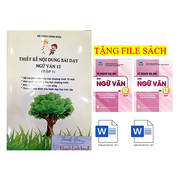 Sách - Thiết Kế Nội Dung Bài Dạy Ngữ Văn 12 - Tập 1 ( Bộ Cánh Diều )