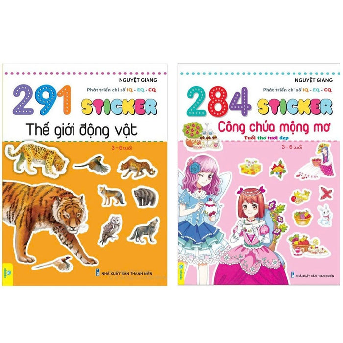 Sách - Sticker Phát Triển Chỉ Số Iq-Eq-Cq (3-6 Tuổi) - Ndbooks