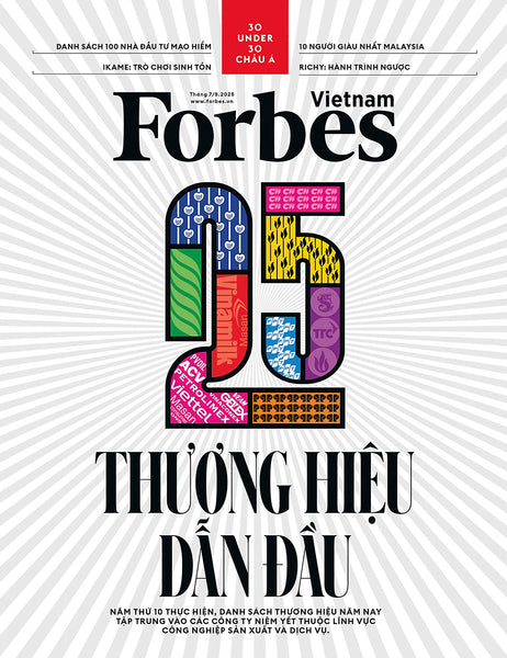 25 Thương Hiệu Dẫn Đầu - Tạp Chí Forbes Việt Nam Kỳ 143/144 (Tháng 7 + 8/2025)