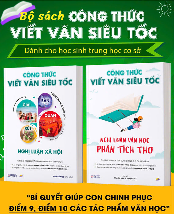 Bộ Công Thức Viết Văn Siêu Tốc Cho Học Sinh Thcs ( Phan Hồ Điệp - Đậu Ngọt)