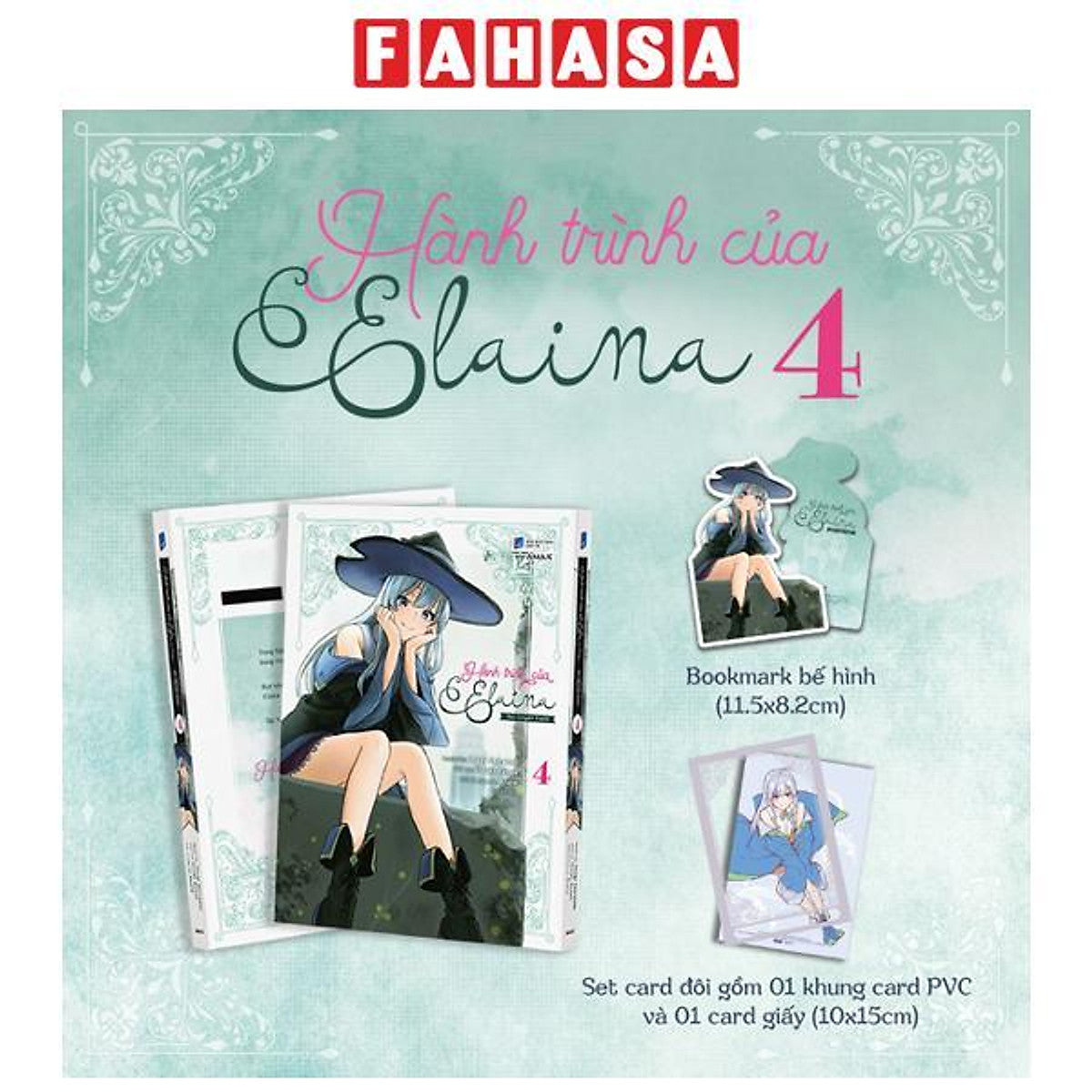 Sách - [Manga] Hành Trình Của Elaina - Tập 4 - Tặng Kèm Bookmark Bế Hình + Set Card Đôi