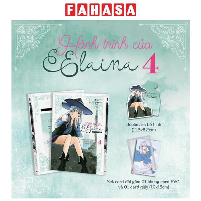 Sách - [Manga] Hành Trình Của Elaina - Tập 4 - Tặng Kèm Bookmark Bế Hình + Set Card Đôi