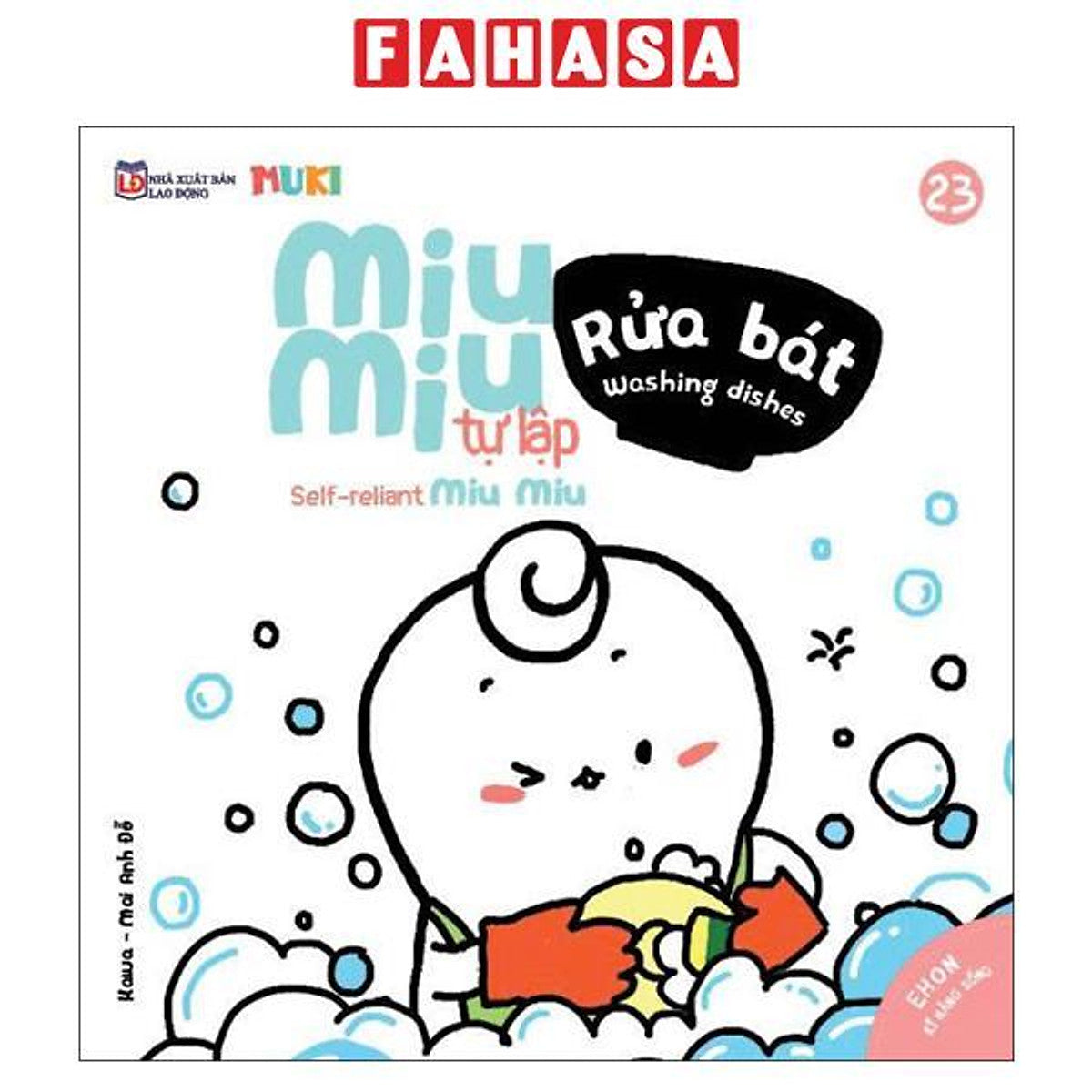 Sách - Ehon Kĩ Năng Sống - Miu Miu Tự Lập - Tập 23 - Rửa Bát (Tái Bản 2026)