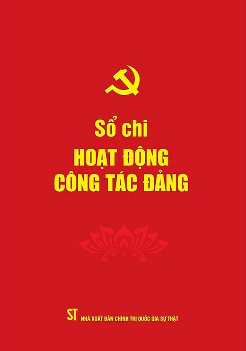 Sổ Chi Hoạt Động Công Tác Đảng - St