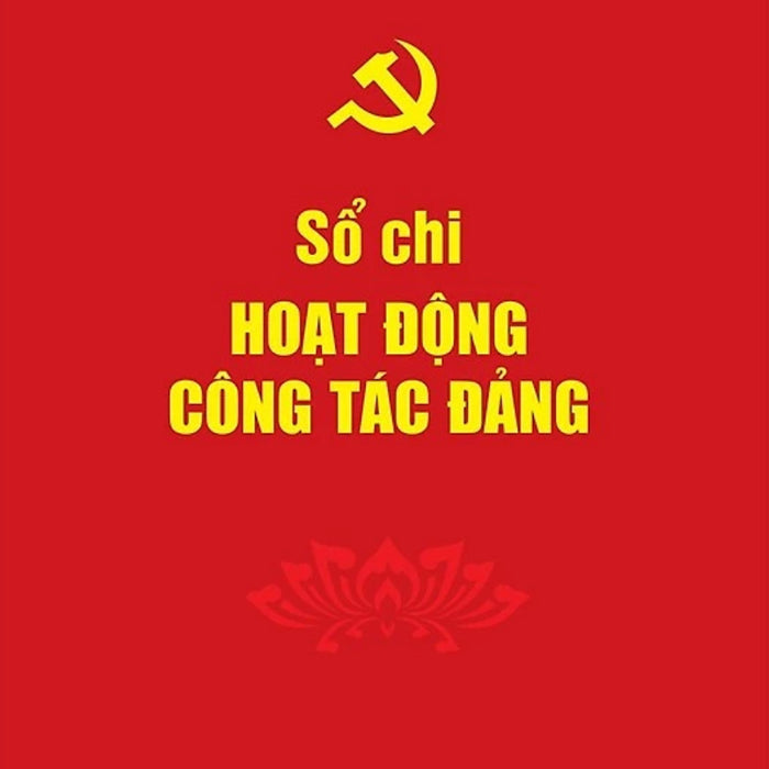 Sổ Chi Hoạt Động Công Tác Đảng - St