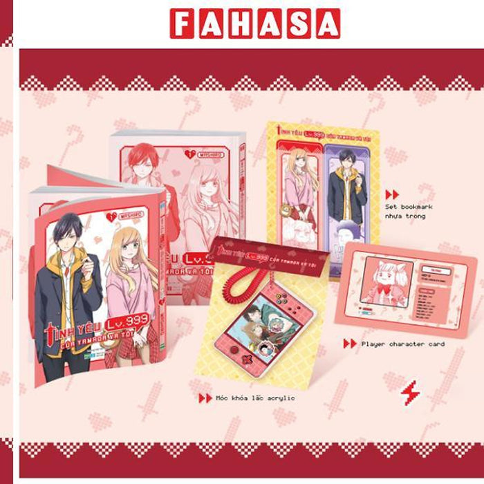 Sách - Tình Yêu Lv.999 Của Yamada Và Tôi - Tập 1 - Bản Sưu Tầm - Tặng Kèm Player Character Card + Móc Khóa Lắc Acrylic + Set Bookmark Nhựa Trong