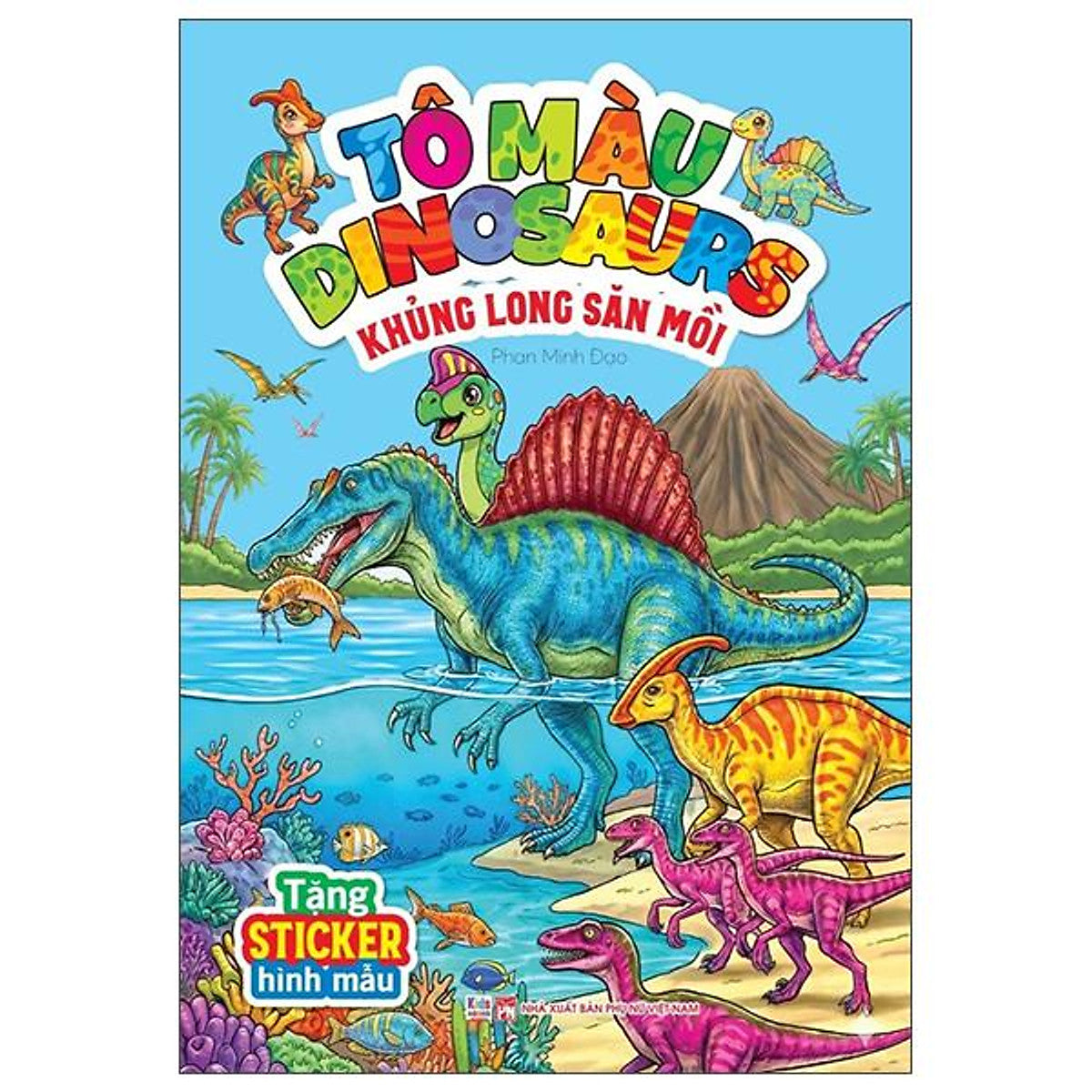 Sách - Tô MàU Dinosaurs - KhủNg Long Săn MồI