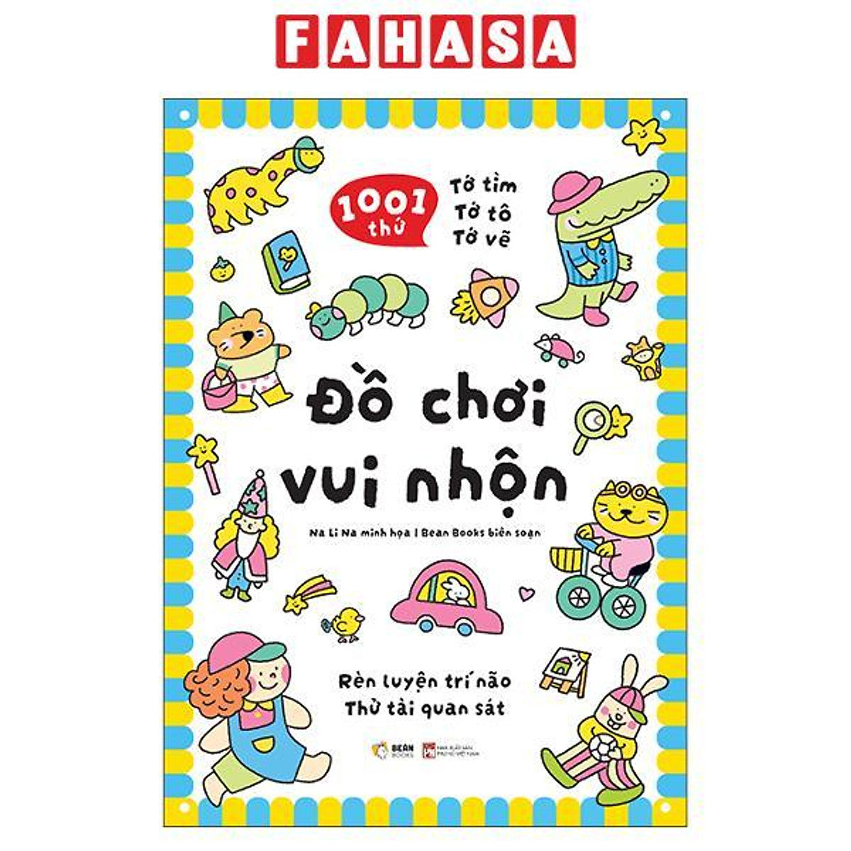Sách - 1001 Thứ Tớ Tìm-Tớ Tô-Tớ Vẽ - Đồ Chơi Vui Nhộn
