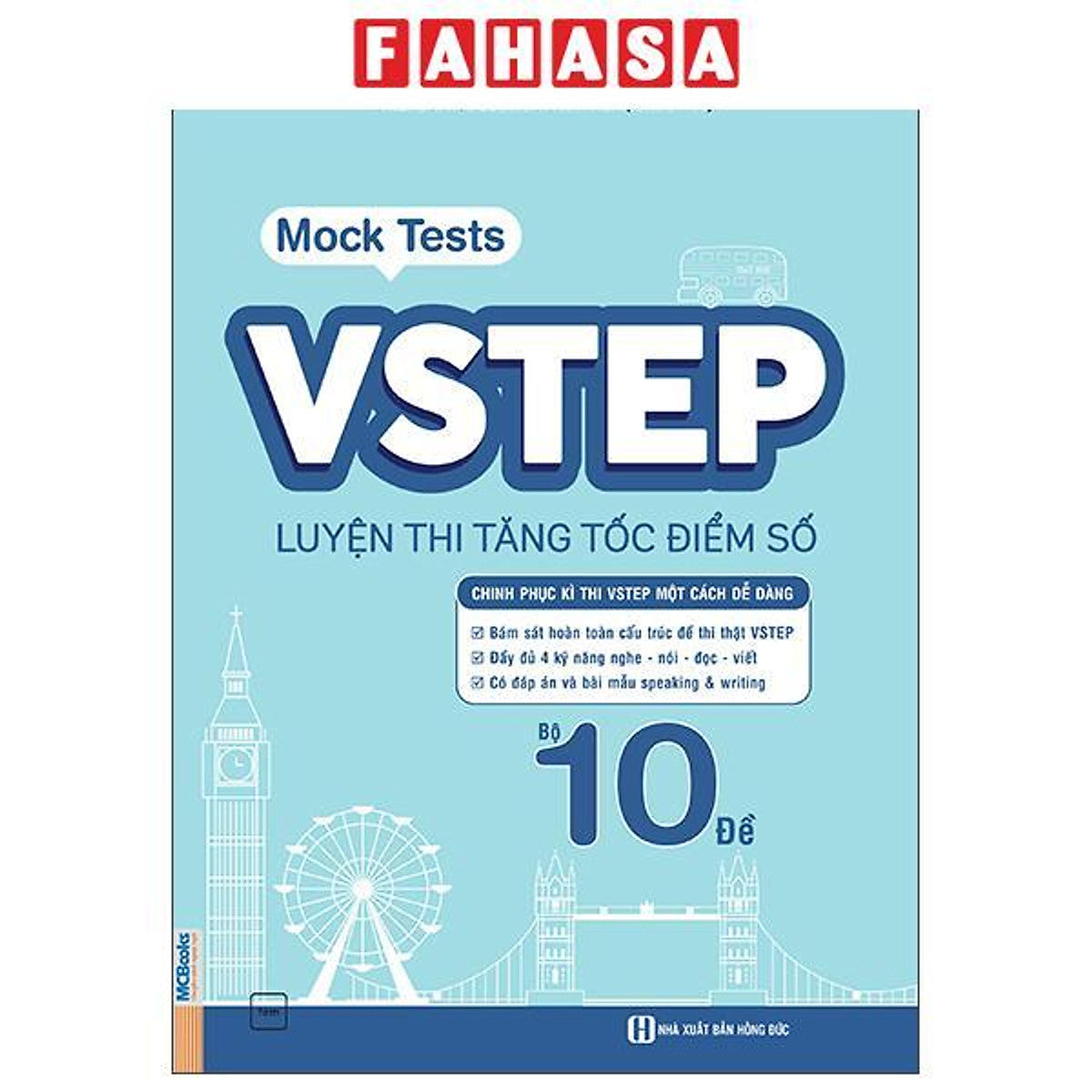 Sách - Vstep Mock Tests - Bộ 10 Đề Luyện Thi Tăng Tốc Điểm Số