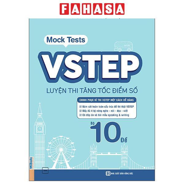Sách - Vstep Mock Tests - Bộ 10 Đề Luyện Thi Tăng Tốc Điểm Số