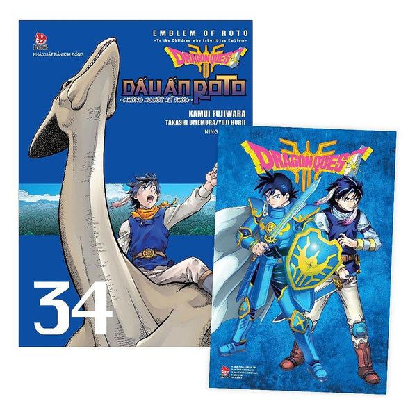 Truyện Tranh Dragon Quest: Dấu Ấn Roto - Những Người Kế Thừa - Tập 34 - Tặng Kèm Postcard - Dấu Ấn Rồng Thiêng