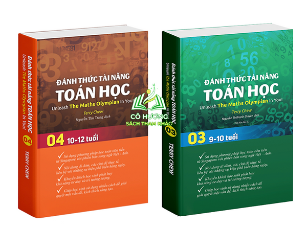 Sách Đánh Thức Tài Năng Toán Học 3 Và 4 Sách Toán Lớp 3 Đến Lớp 5 Bìa Mềm 2 Cuốn