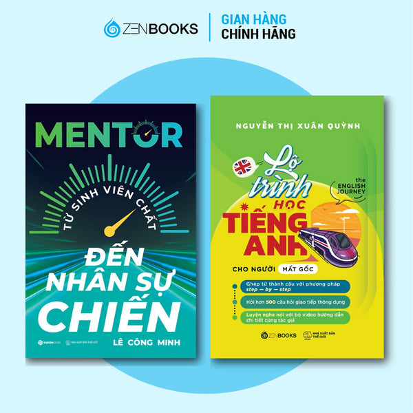 Bộ Sách Mentor + Lộ Trình Học Tiếng Anh Cho Người Mất Gốc