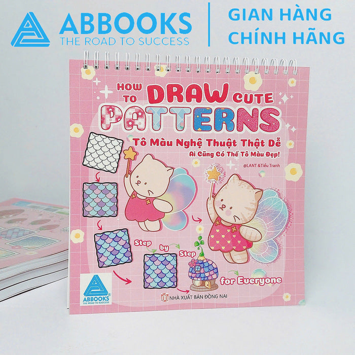 Sách - How To Draw Cute Patterns - Tô Màu Nghệ Thuật Thật Dễ