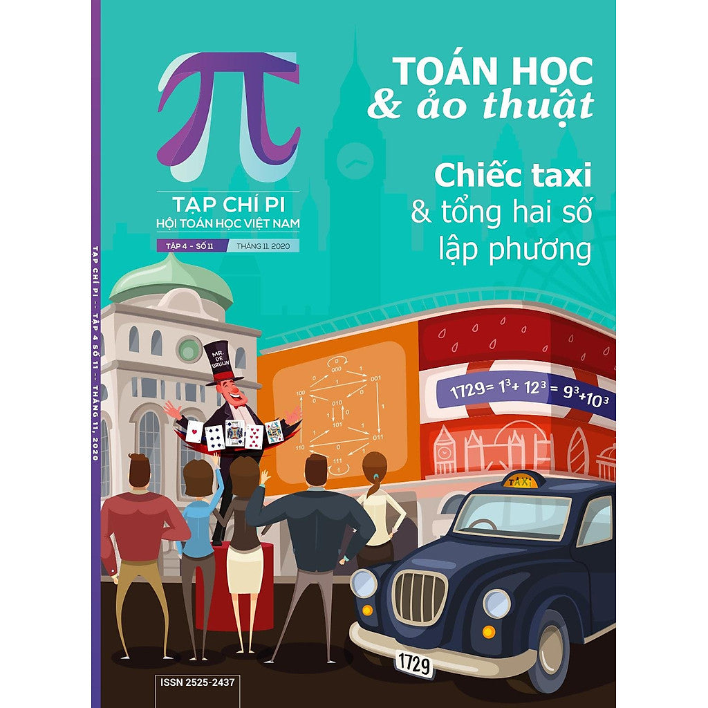 Tạp chí Pi - Hội Toán học Việt Nam/Trọn bộ 10 cuốn -12 số năm 2020
