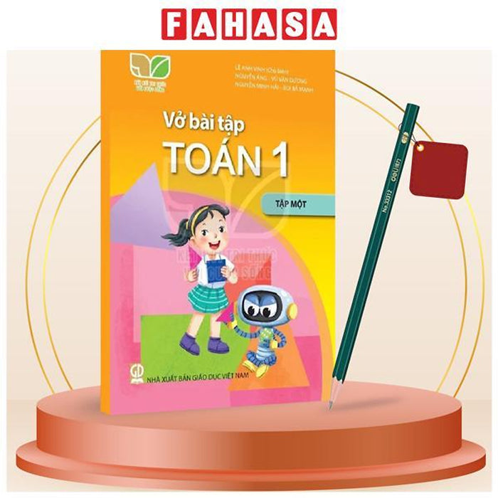 Sách - Vở Bài Tập Toán 1 - Tập 1 (Kết Nối) (2025) - Kèm Bút Chì 2B Deli 33312-2B