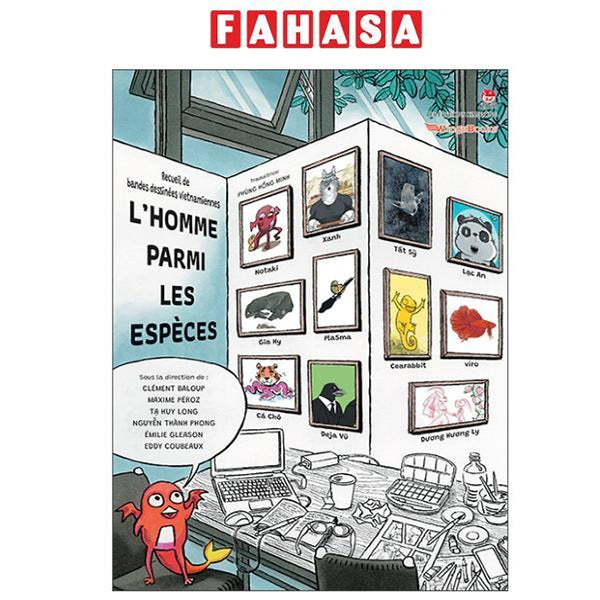 Sách - Recueil De Bandes Dessinées Vietnamiennes - L'Homme Parmi Les Espèces - Người Trong Muôn Loài - Phiên Bản Tiếng Pháp