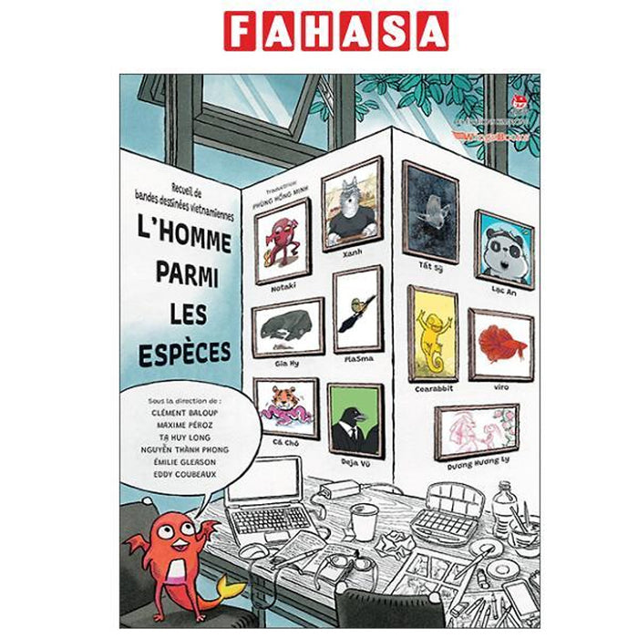 Sách - Recueil De Bandes Dessinées Vietnamiennes - L'Homme Parmi Les Espèces - Người Trong Muôn Loài - Phiên Bản Tiếng Pháp