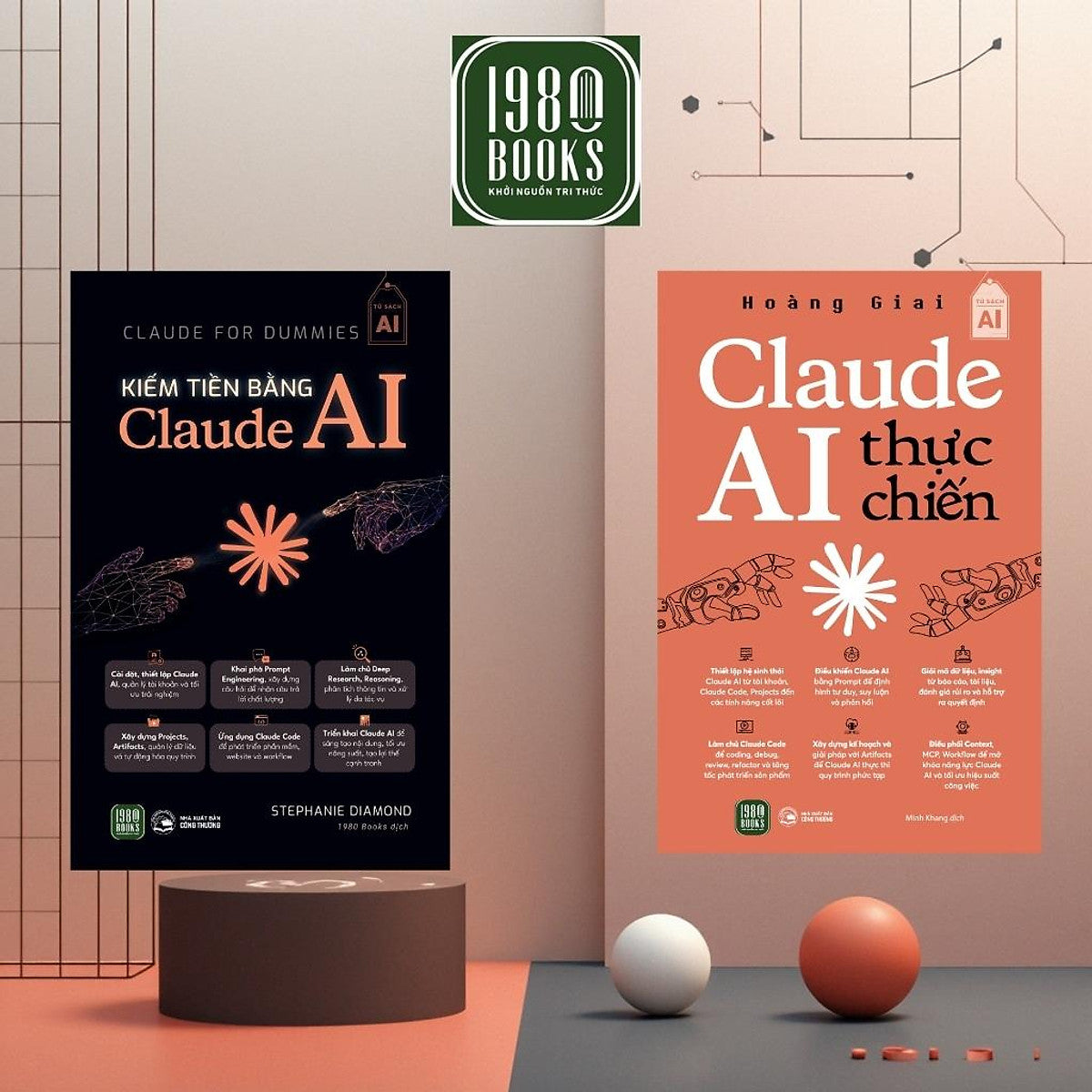Combo 2 Cuốn: Claude Ai Thực Chiến + Kiếm Tiền Bằng Claude Ai