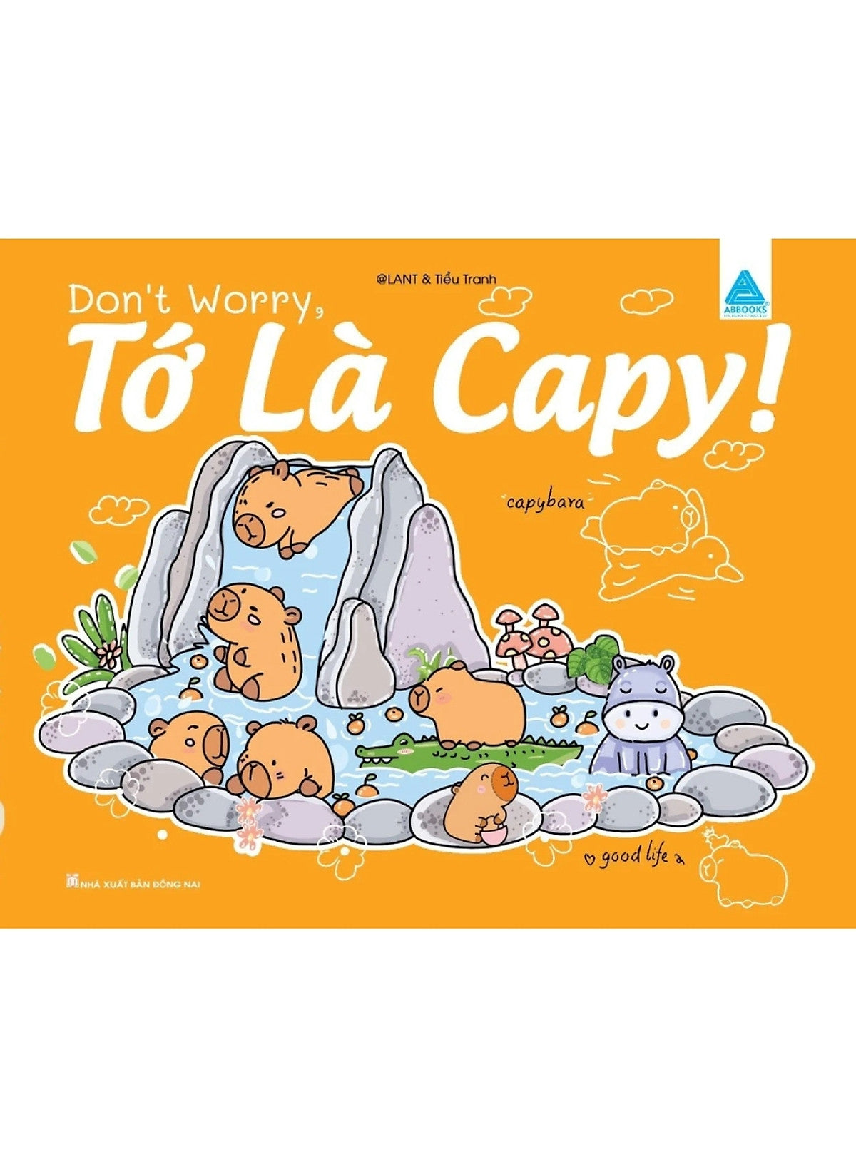 Sách Tô Màu Chữa Lành - Don'T Worry, Tớ Là Capy! - Abb