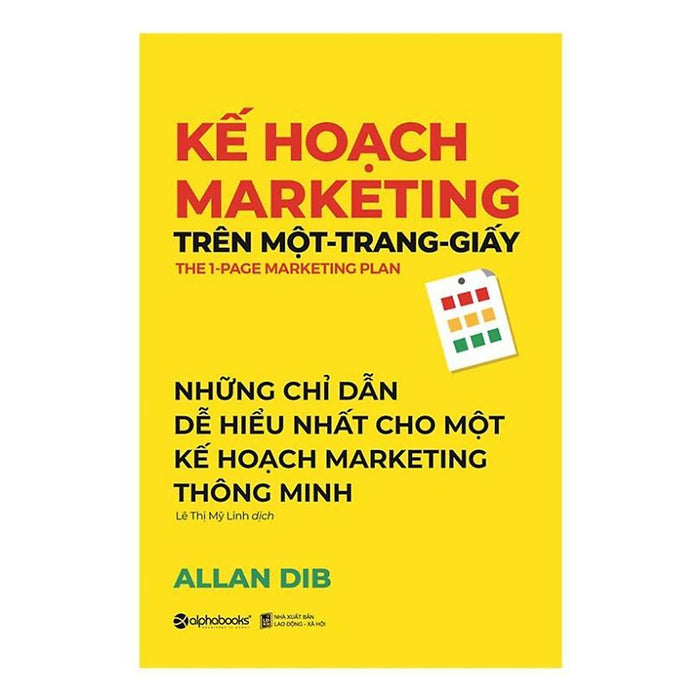 Kế Hoạch Marketing Trên Một Trang Giấy - Bản Quyền