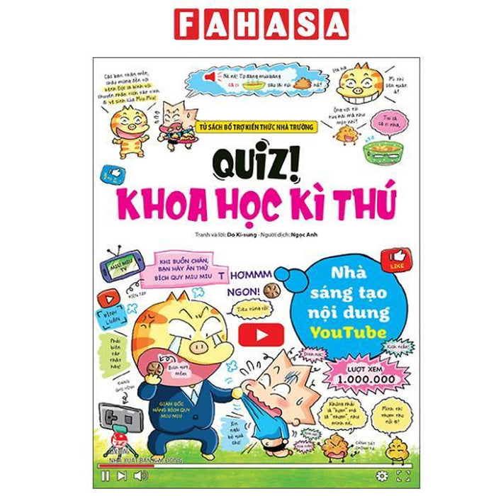 Sách - Quiz! Khoa Học Kì Thú - Nhà Sáng Tạo Nội Dung Youtube