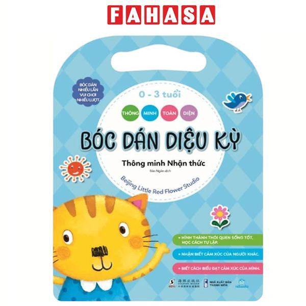 Sách - Thông Minh Toàn Diện - Bóc Dán Diệu Kỳ - 0-3 Tuổi - Thông Minh Nhận Thức