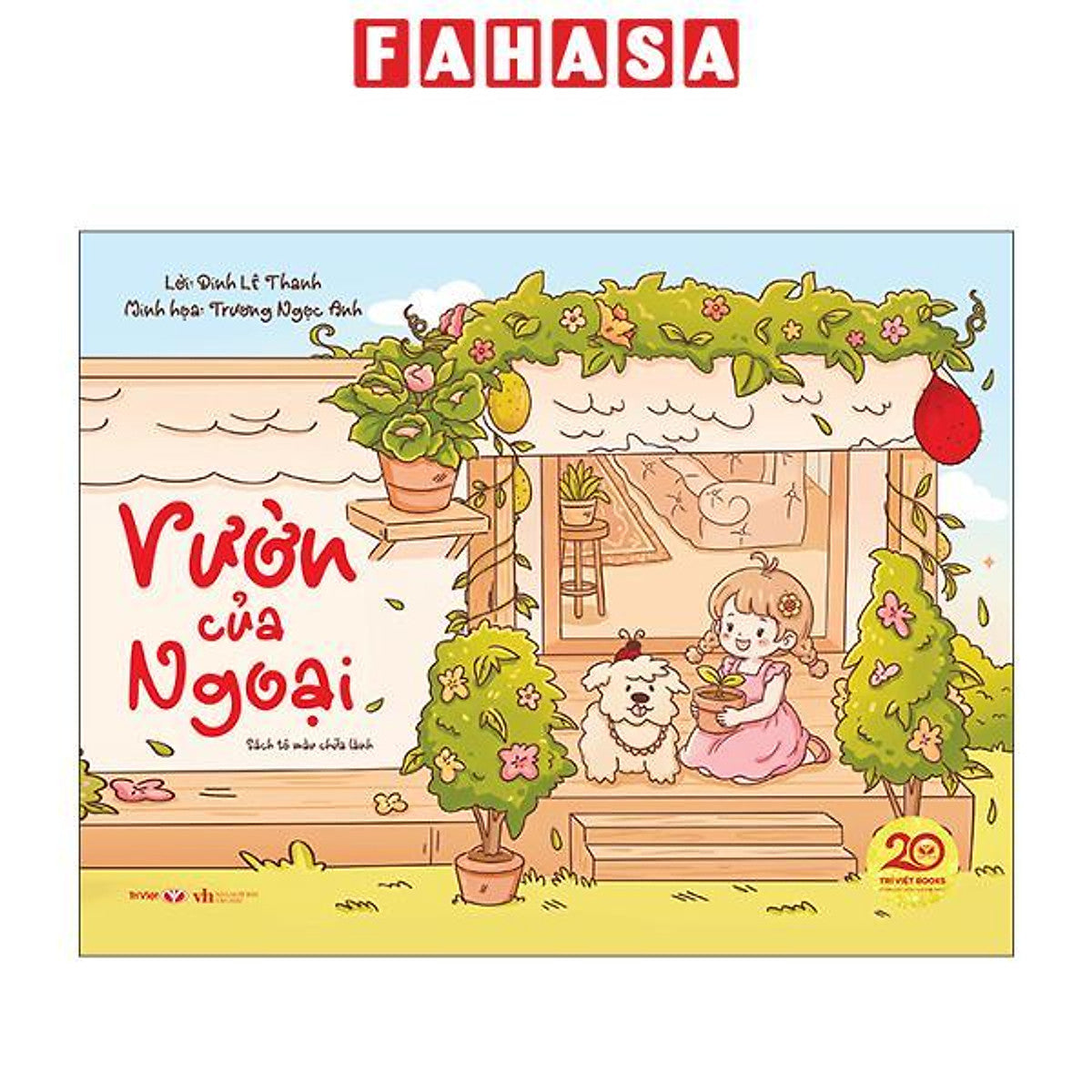 Sách - Vườn Của Ngoại - Sách Tô Màu Chữa Lành