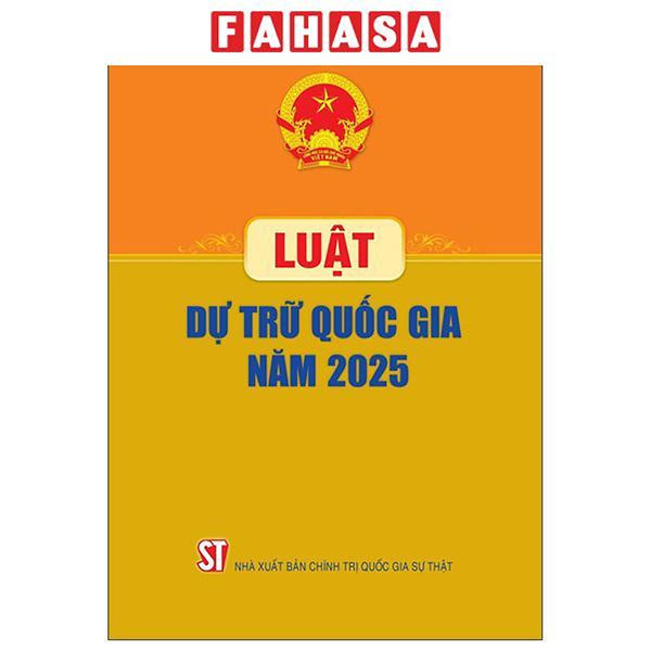 Sách - Luật Dự Trữ Quốc Gia Năm 2025