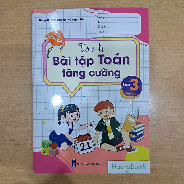 Sách - Vở Ô Li Bài Tập Toán Tăng Cường Lớp 3 - Cánh Diều #Huongbook