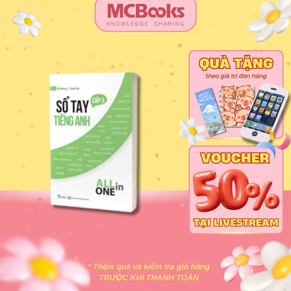 Sách - Sổ Tay Tiếng Anh Cấp 3 - All In One - Mcbooks