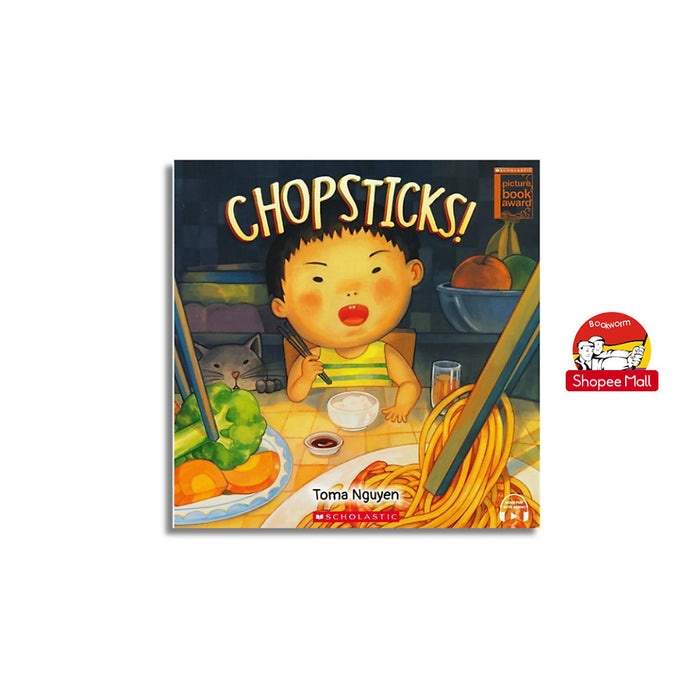 Sách - Chopsticks! By Toma Nguyen - Sách Truyện Tranh Thiếu Nhi Bằng Tiếng Anh/ Pictures Book In English