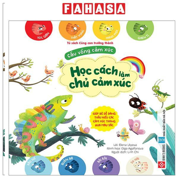 Sách - Cầu Vồng Cảm Xúc - Giúp Bé Dễ Dàng Thấu Hiểu Các Cảm Xúc Thông Qua Màu Sắc - Học Cách Làm Chủ Cảm Xúc